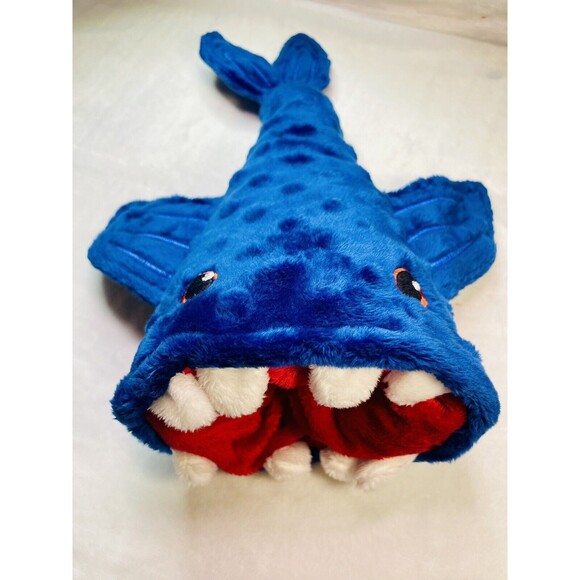 Sea Creature Blue Bloop Hand Made Plush Toy fish Beast the ocean 12” Roy… - Picture 9 of 11